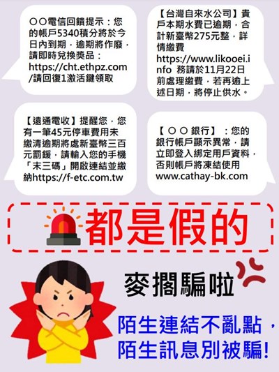 釣魚簡訊詐騙